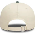 gorra-curva-beige-y-verde-ajustable-9forty-colour-block-de-oakland-athletics-mlb-de-new-era