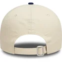 verstellbare-9forty-colour-block-kappe-in-beige-und-blau-von-den-los-angeles-dodgers-mlb-von-new-era