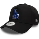 gorra-curva-negra-snapback-con-logo-azul-9forty-a-frame-world-series-patch-de-los-angeles-dodgers-mlb-de-new-era