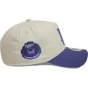 beige-och-lila-bojd-keps-snapback-med-lila-logotyp-9forty-a-frame-world-series-patch-los-angeles-dodgers-mlb-fran-new-era