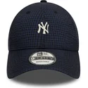 cappellino-curvo-blu-marino-regolabile-9forty-seersucker-dei-new-york-yankees-mlb-di-new-era