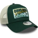 casquette-trucker-verte-9forty-a-frame-patch-oakland-athletics-mlb-new-era