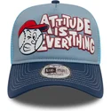 trucker-kappe-blau-9forty-a-frame-graphic-von-attitude-is-everything-von-new-era