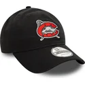 gorra-curva-negra-ajustable-9twenty-de-carolina-mudcats-milb-de-new-era