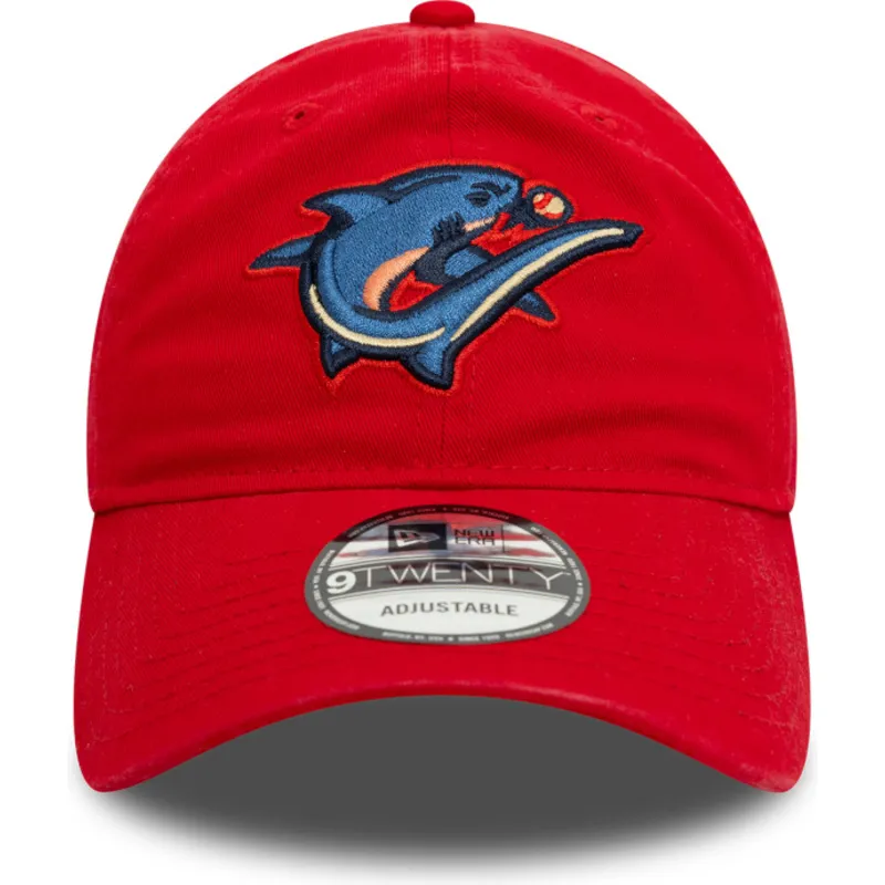 petten-gebogen-rood-verstelbaar-9twenty-van-clearwater-threshers-milb-van-new-era