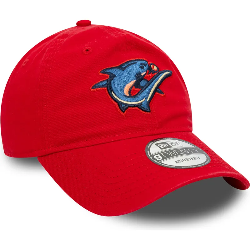 petten-gebogen-rood-verstelbaar-9twenty-van-clearwater-threshers-milb-van-new-era
