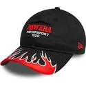 cappellino-curvo-nero-regolabile-da-donna-9twenty-flame-visor-di-new-era