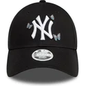 casquette-courbee-noire-ajustable-pour-femme-9twenty-icon-butterflies-new-york-yankees-mlb-new-era