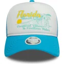 gorra-trucker-blanca-y-azul-para-mujer-9forty-a-frame-foam-de-florida-beach-ciudades-y-playas-de-new-era