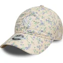 cap-gebogen-beige-adjustable-strap-9twenty-floral-quilt-van-new-york-yankees-mlb-van-new-era