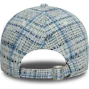 petten-gebogen-blauw-verstelbare-band-9forty-tweed-van-new-york-yankees-mlb-van-new-era