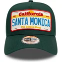 cappellino-verde-snapback-9forty-a-frame-license-plate-di-santa-monica-citta-e-spiagge-di-new-era