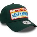 gorra-curva-verde-snapback-9forty-a-frame-license-plate-de-santa-monica-ciudades-y-playas-de-new-era