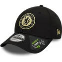 sort-justerbar-9forty-seasonal-pop-repreve-kasket-med-buet-skygge-fra-chelsea-football-club-premier-league-fra-new-era
