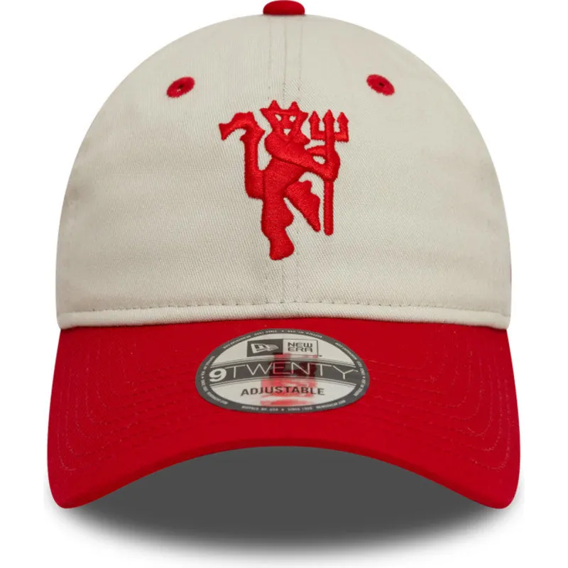 petten-gebogen-rood-verstelbaar-9twenty-contrast-visor-van-manchester-united-football-club-premier-league-van-new-era