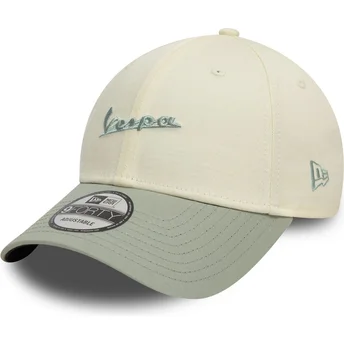 Gorra curva verde claro ajustable 9FORTY Contrast Side de Vespa Piaggio de New Era