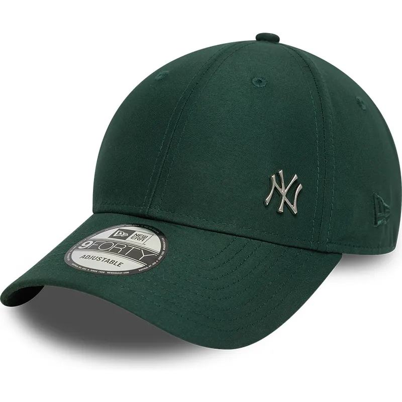 petten-gebogen-groen-verstelbaar-9forty-flawless-van-new-york-yankees-mlb-van-new-era