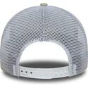 gorra-trucker-beige-og-hvid-med-beige-logo-a-frame-league-essential-fra-new-york-yankees-mlb-fra-new-era