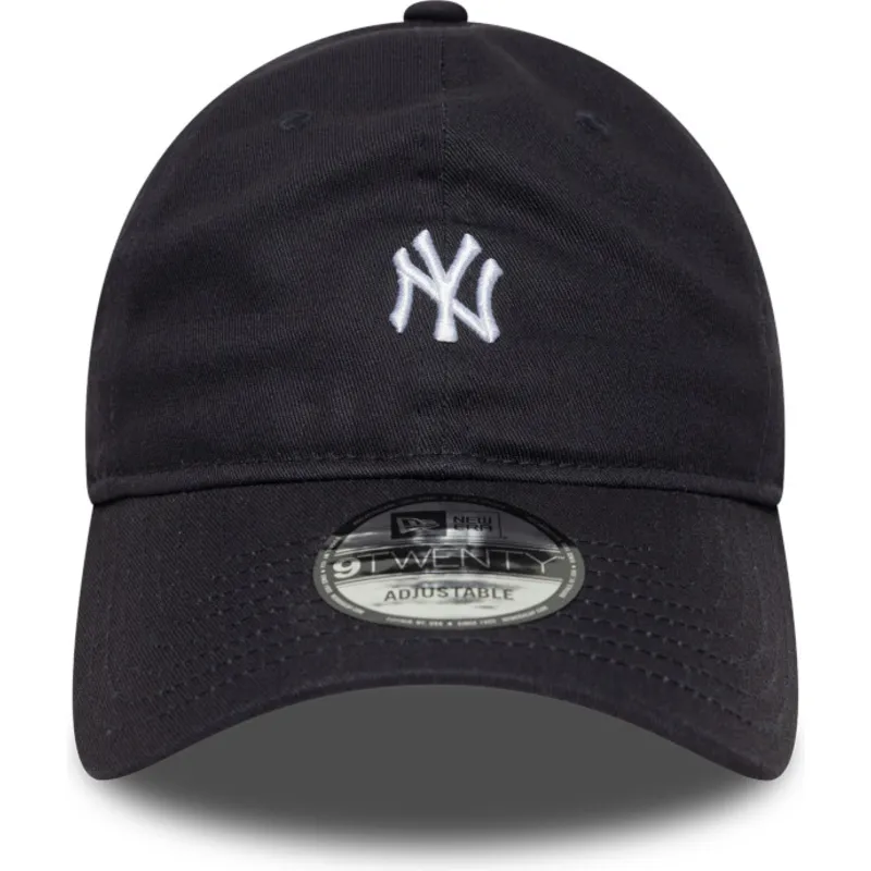 marinbla-bojd-keps-justerbar-9twenty-mini-logo-new-york-yankees-mlb-fran-new-era