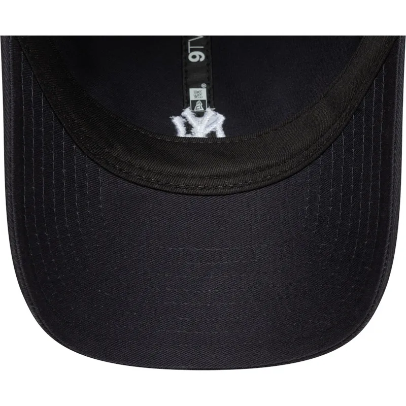 marineblaue-verstellbare-curved-cap-9twenty-mini-logo-der-new-york-yankees-mlb-von-new-era