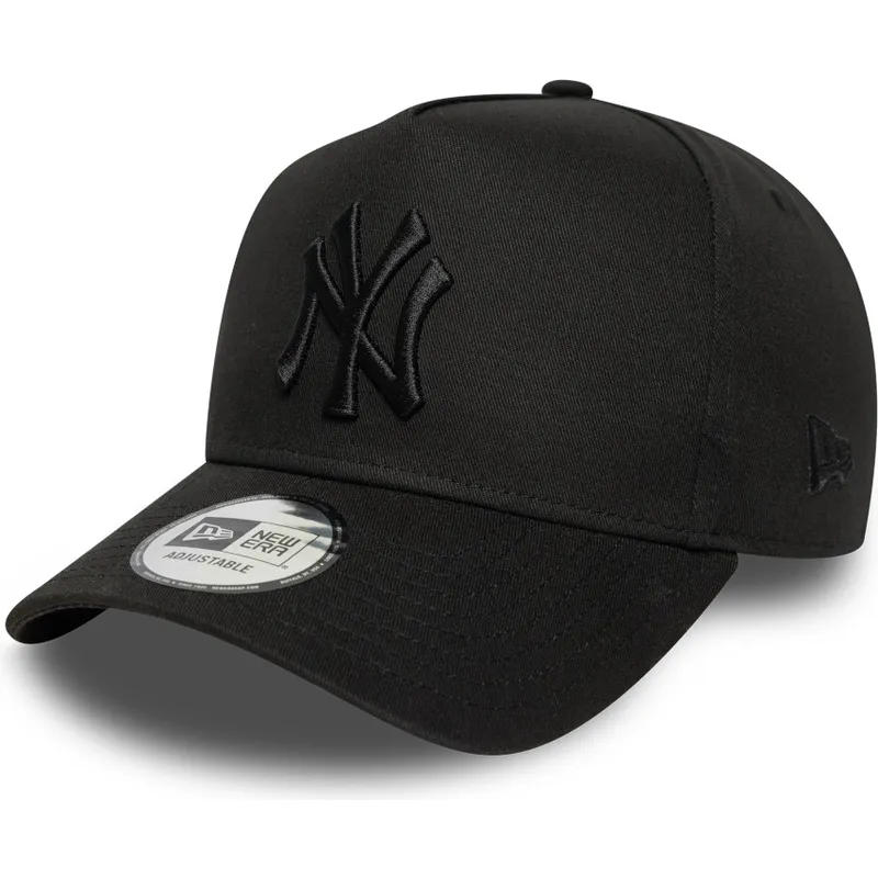 petten-gebogen-zwart-snapback-e-frame-league-essential-van-new-york-yankees-mlb-van-new-era