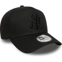 petten-gebogen-zwart-snapback-e-frame-league-essential-van-new-york-yankees-mlb-van-new-era