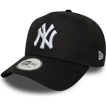 Petten gebogen zwart snapback E Frame League Essential van New York Yankees MLB van New Era