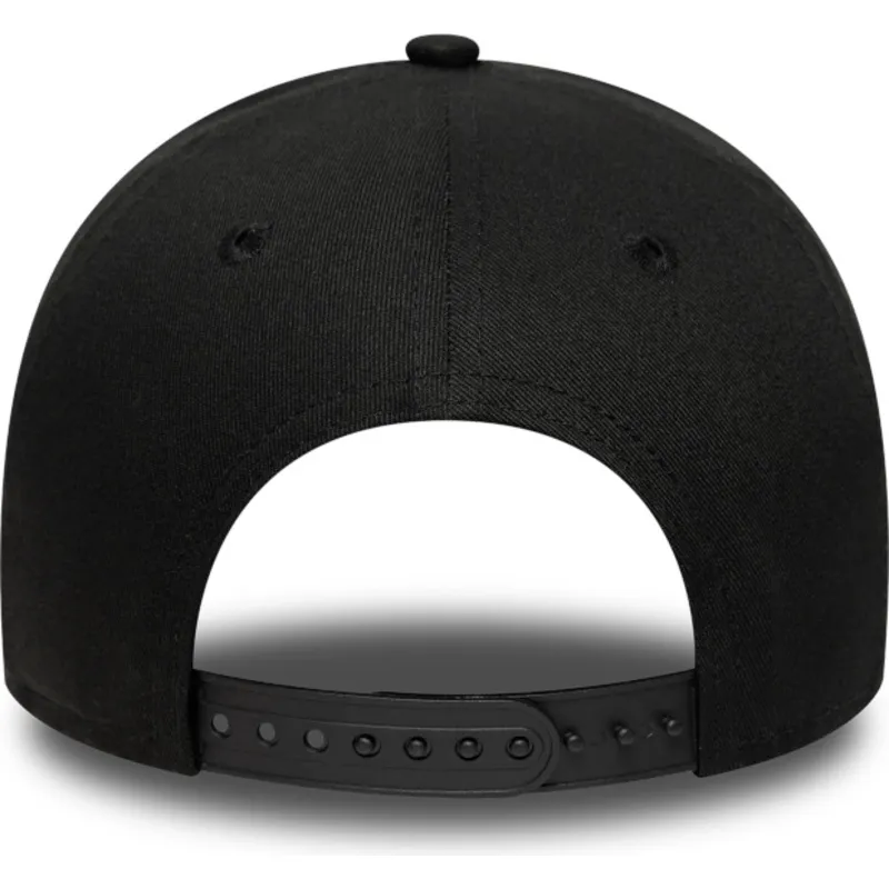 cappellino-curvo-nero-snapback-e-frame-league-essential-dei-los-angeles-dodgers-mlb-di-new-era