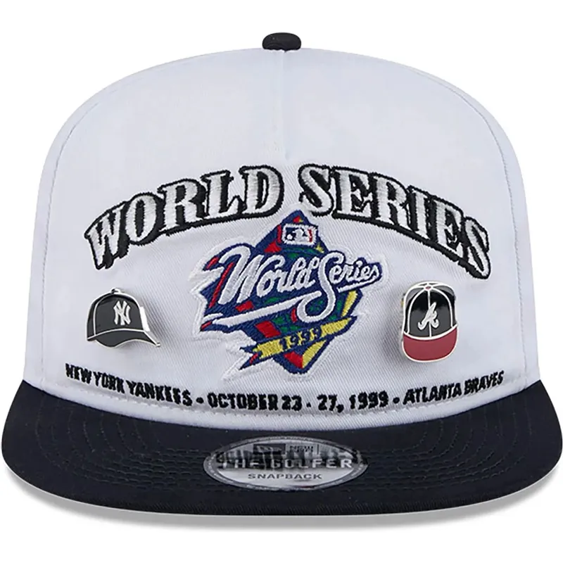 biala-i-czarna-plaska-czapka-snapback-golfer-championship-pin-new-york-yankees-atlanta-braves-mlb-od-new-era