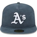 gron-justerbar-flat-keps-59fifty-a-frame-championship-side-flag-oakland-athletics-mlb-fran-new-era