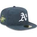 gron-justerbar-flat-keps-59fifty-a-frame-championship-side-flag-oakland-athletics-mlb-fran-new-era