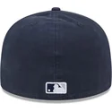 marineblaue-anliegende-59fifty-a-frame-championship-side-flag-flat-cap-der-new-york-yankees-mlb-von-new-era