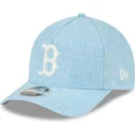 ljusbla-bojd-snapbackkeps-9forty-m-crown-a-frame-cotton-weave-boston-red-sox-mlb-fran-new-era
