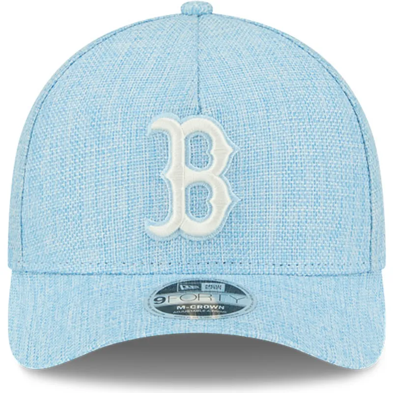 boston-red-sox-mlb-new-era-9forty-m-crown-a-frame-cotton-weave-lysebla-buet-snapback-kasket