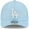 petten-gebogen-blauw-snapback-9forty-m-crown-a-frame-cotton-weave-van-los-angeles-dodgers-mlb-van-new-era