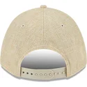 petten-gebogen-beige-snapback-9forty-m-crown-a-frame-cotton-weave-van-los-angeles-dodgers-mlb-van-new-era