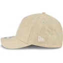 petten-gebogen-beige-snapback-9forty-m-crown-a-frame-cotton-weave-van-los-angeles-dodgers-mlb-van-new-era
