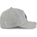graue-gebogene-snapback-kappe-9forty-m-crown-a-frame-cotton-weave-der-los-angeles-lakers-nba-von-new-era