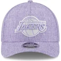 gorra-curva-violeta-snapback-9forty-m-crown-a-frame-cotton-weave-de-los-angeles-lakers-nba-de-new-era