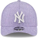 gorra-curva-violeta-snapback-9forty-m-crown-a-frame-cotton-weave-de-new-york-yankees-mlb-de-new-era