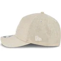 beige-buet-snapback-9forty-m-crown-a-frame-cotton-weave-kasket-fra-new-york-yankees-mlb-fra-new-era
