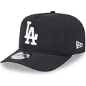 casquette-courbee-noire-ajustable-golfer-everyday-nylon-los-angeles-dodgers-mlb-new-era