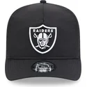 new-era-curved-brim-golfer-everyday-nylon-las-vegas-raiders-nfl-black-adjustable-cap