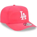 casquette-courbee-rose-ajustable-golfer-everyday-nylon-los-angeles-dodgers-mlb-new-era