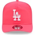 rosa-justerbar-kurvad-keps-golfer-everyday-nylon-los-angeles-dodgers-mlb-fran-new-era