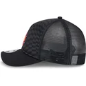 schwarze-trucker-kappe-9forty-m-crown-a-frame-gradient-raceway-los-angeles-dodgers-mlb-von-new-era
