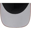 braune-gebogene-snapback-kappe-9forty-m-crown-a-frame-motorsport-der-los-angeles-dodgers-mlb-von-new-era