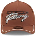 petten-gebogen-bruin-snapback-9forty-m-crown-a-frame-motorsport-van-nascar-van-new-era