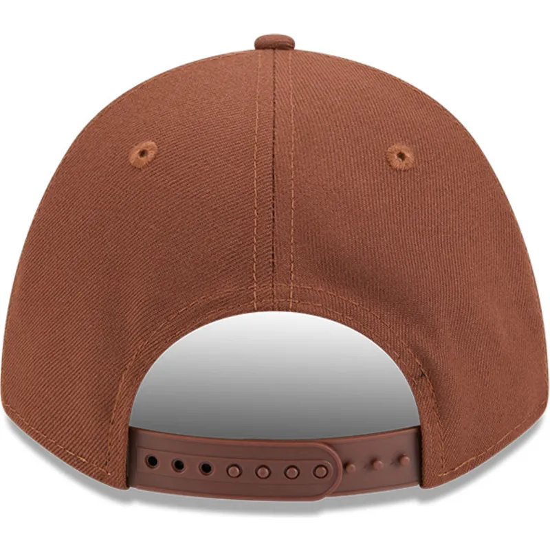 brun-buet-kasket-snapback-9forty-m-crown-a-frame-motorsport-fra-nascar-fra-new-era