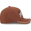 petten-gebogen-bruin-snapback-9forty-m-crown-a-frame-motorsport-van-nascar-van-new-era